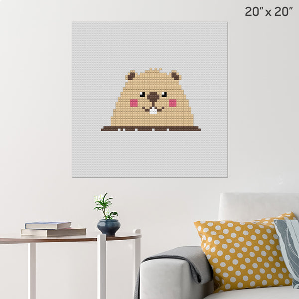 Groundhog Day Brick Poster
