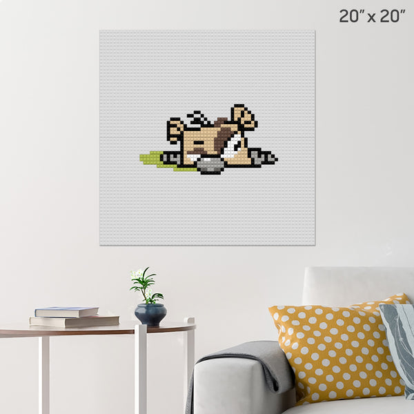 Groundhog Brick Poster