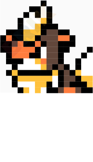 Growlithe Pixel Art