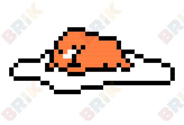 Gudetama Pixel Art