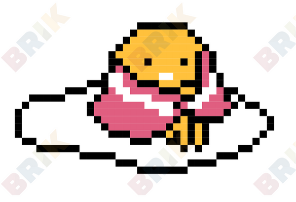 Gudetama Pixel Art