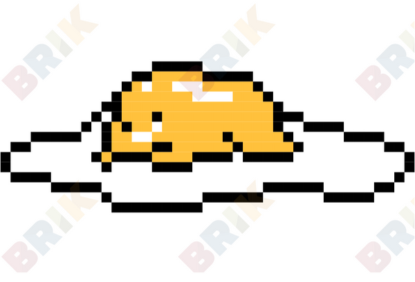 Gudetama Pixel Art