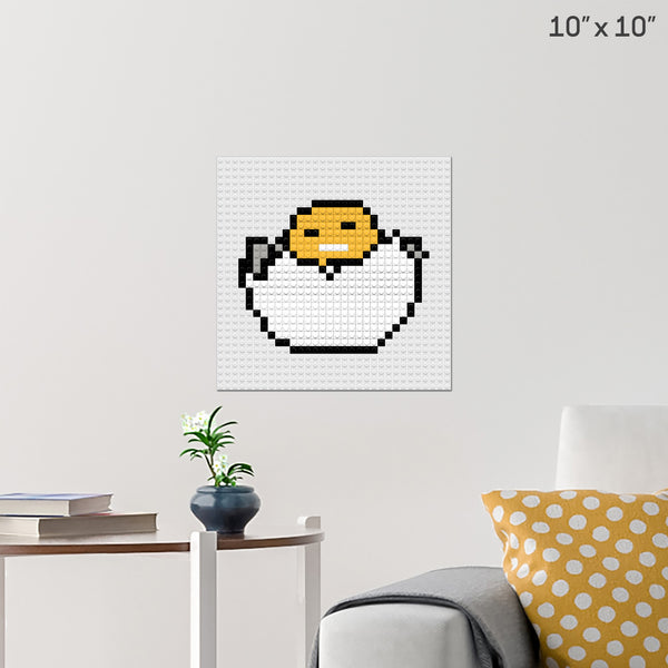Gudetama Brick Poster
