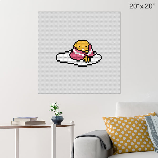 Gudetama Brick Poster