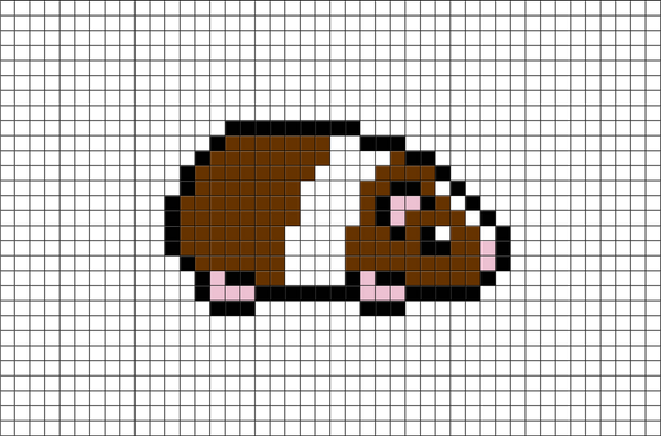 Guinea Pig Pixel Art