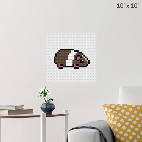 Guinea Pig Brick Poster