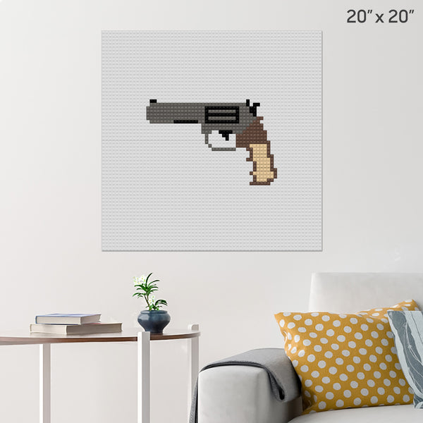 Gun Brick Poster