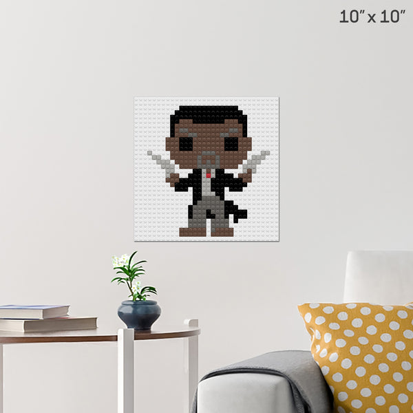 Gunslinger Brick Poster