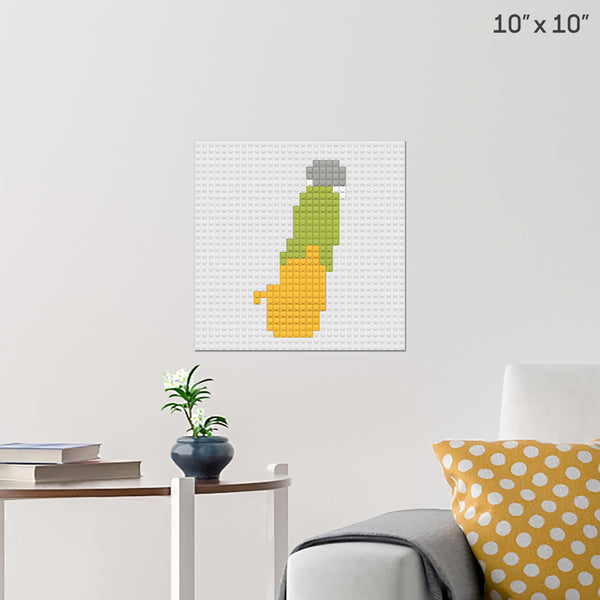 guzzle juise Brick Poster