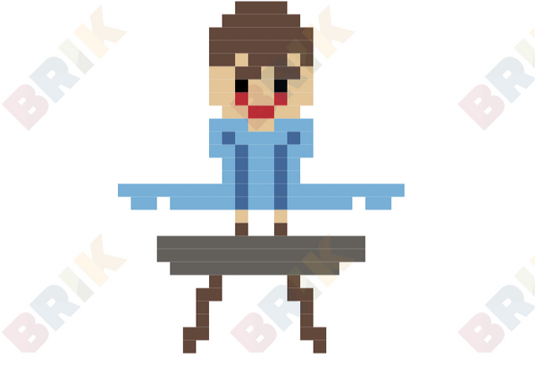 Gymnastics Pixel Art