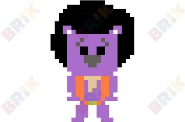Hair Bear Pixel Art