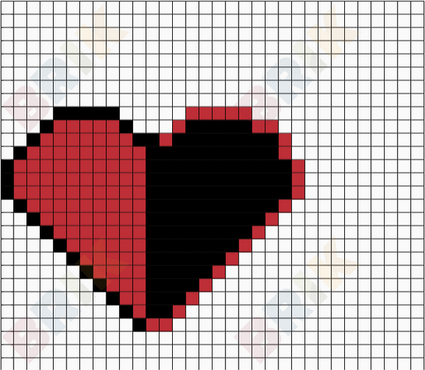 half deppresed half heart