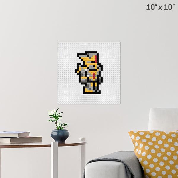 hallowed armour terraria Brick Poster