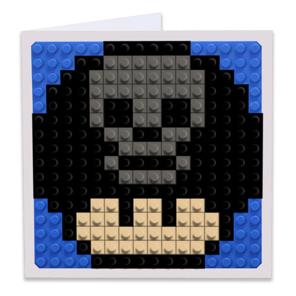 Halloween Mario Mushroom Greeting Card