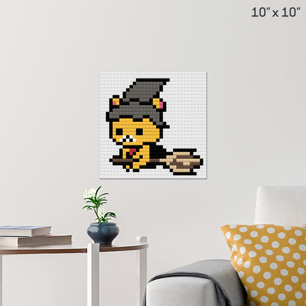 Halloween Rilakkuma Brick Poster