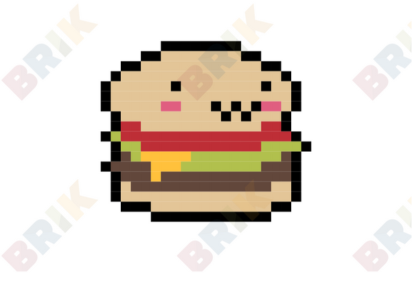 Hamburger Pixel Art