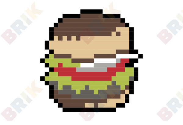 Hamburger Pixel Art