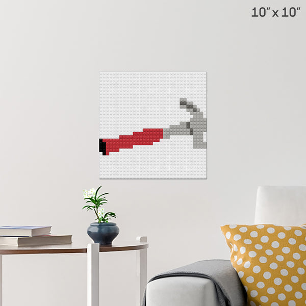 Hammer Brick Poster