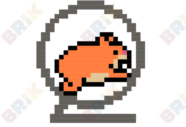 Hamster Pixel Art