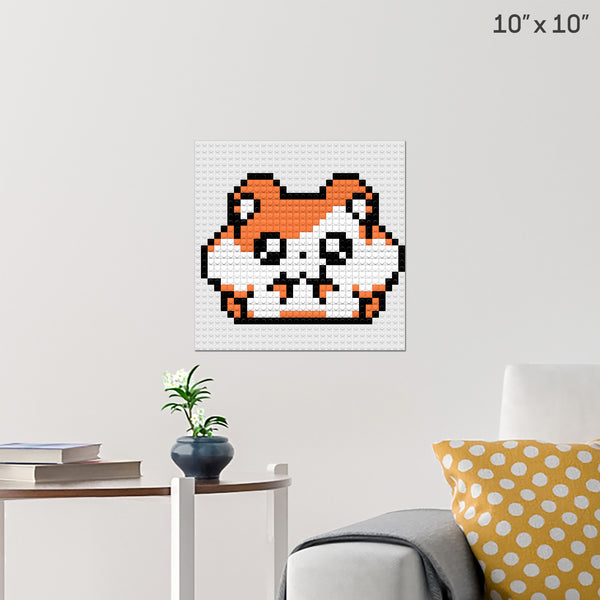 Hamster Brick Poster