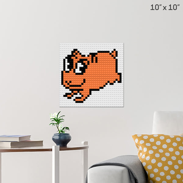 Hamster Brick Poster