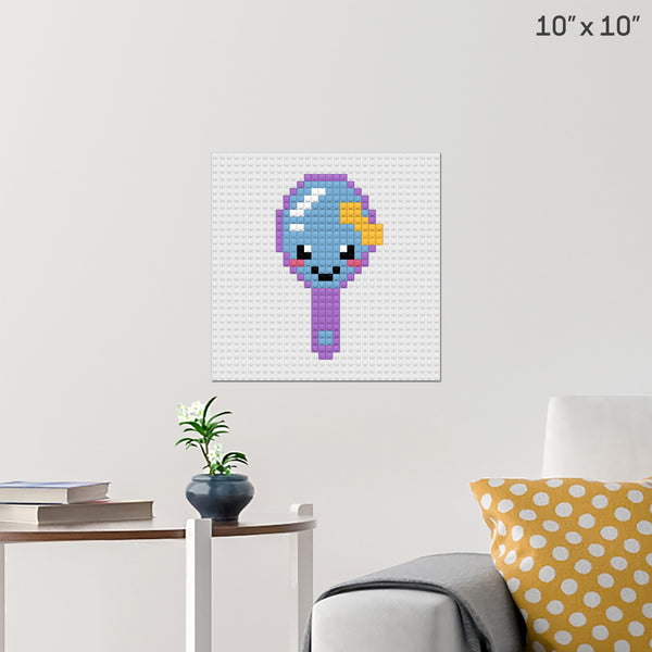 Hand Mirror Brick Poster