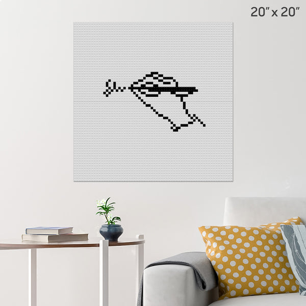 Handwriting Day Brick Poster