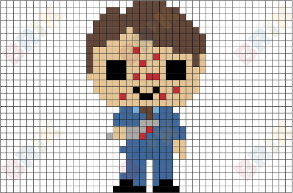Hannibal Lecter Pixel Art