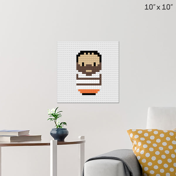 Hannibal Lecter Brick Poster