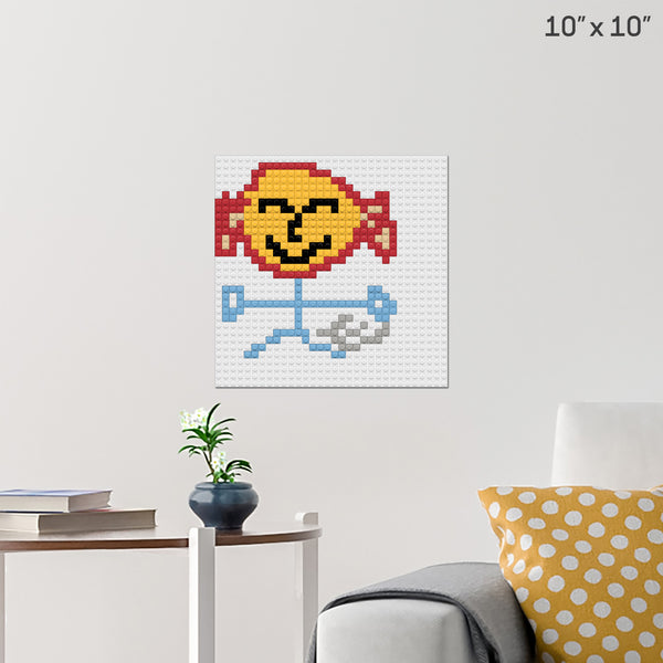 happy Brick Poster