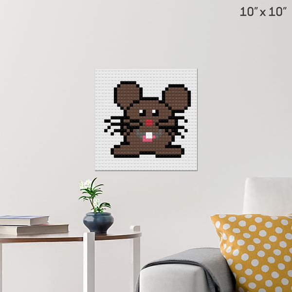 Happy Rat Brick Poster