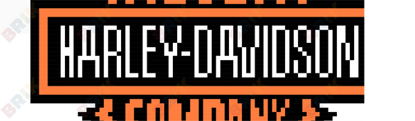 Harley Davidson Pixel Art