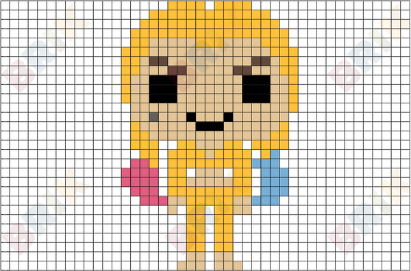 Harley Quinn Pixel Art