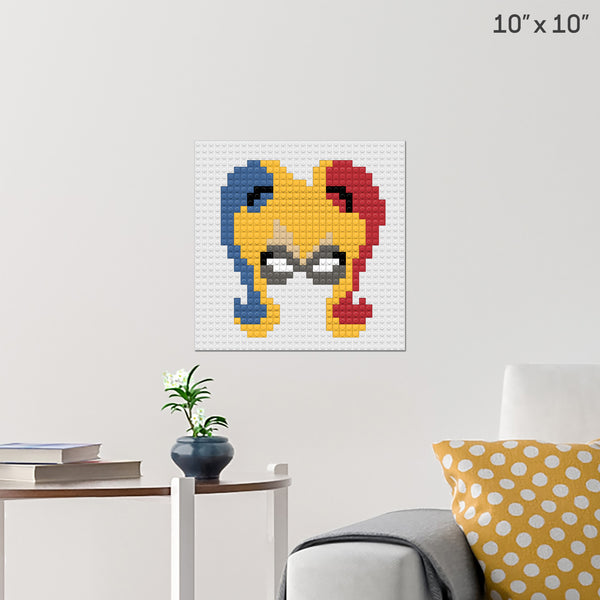 Harley Quinn Brick Poster