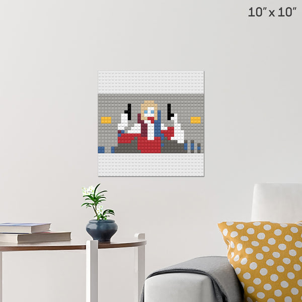 harley quinn Brick Poster