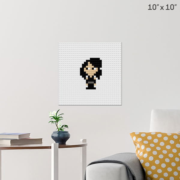 Harry Potter Bellatrix Lestrange Brick Poster