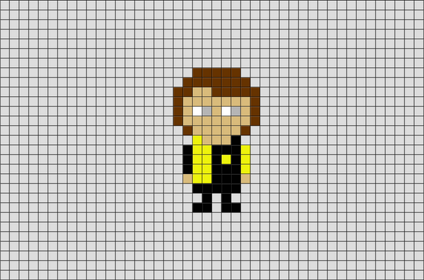 Harry Potter Cedric Diggory Pixel Art