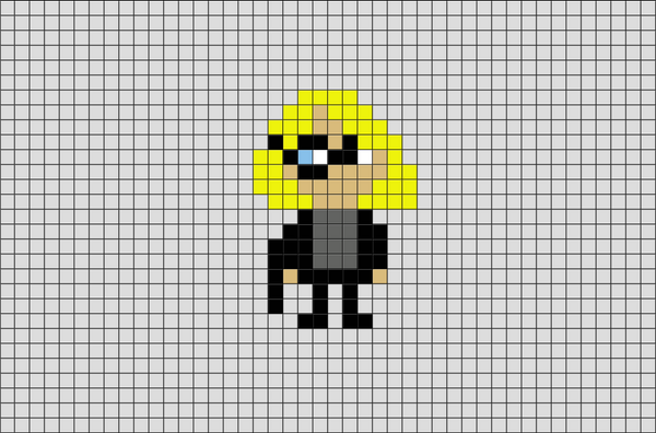 Harry Potter Professor Alastor "Mad-Eye" Moody Pixel Art