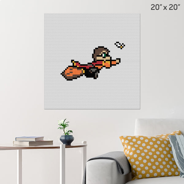Harry Potter Quidditch Brick Poster