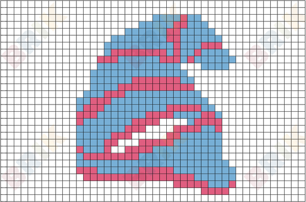 Hat of Dark Magician Girl Pixel Art