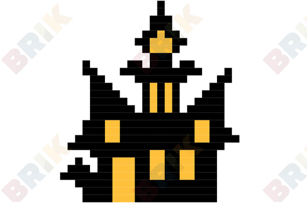 Haunted House Pixel Art