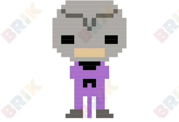 Hawk Moth Pixel Art