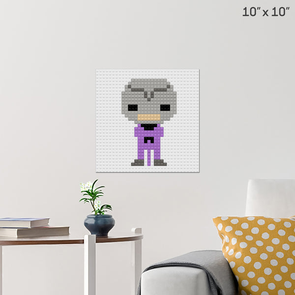 Hawk Moth Brick Poster