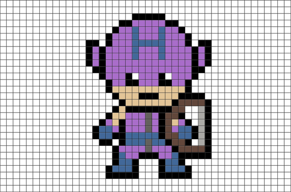 Hawkeye Pixel Art