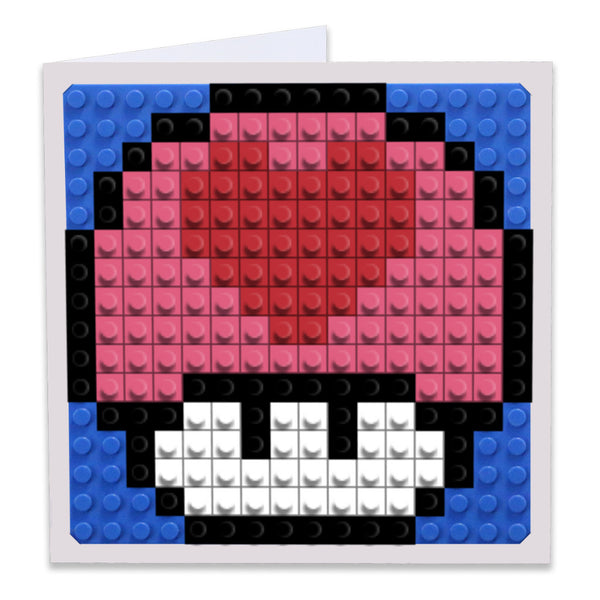 Heart Mushroom Greeting Card