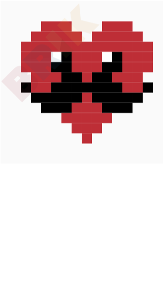 Heart Pixel Art