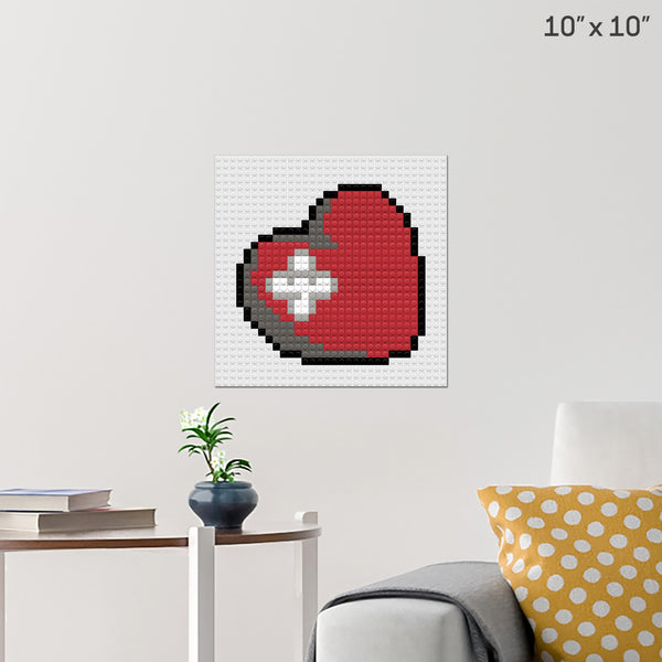 Heartache Brick Poster