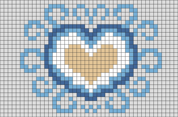 Hearts Pixel Art