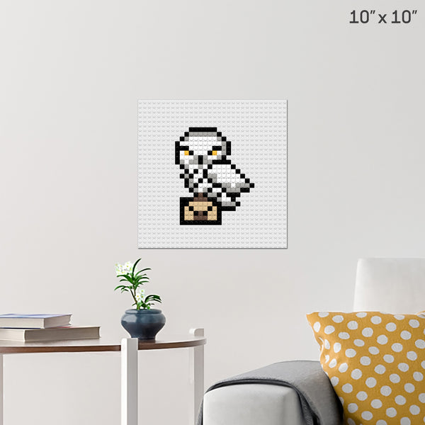 Hedwig Harry Potter Brick Poster