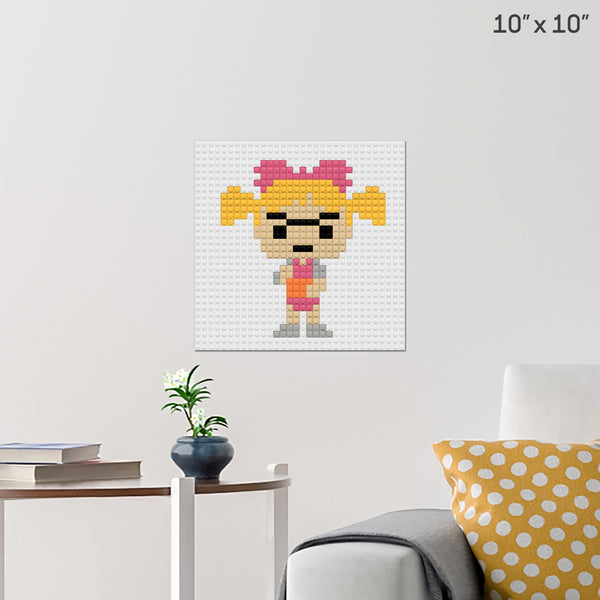 Helga Geraldine Pataki Brick Poster